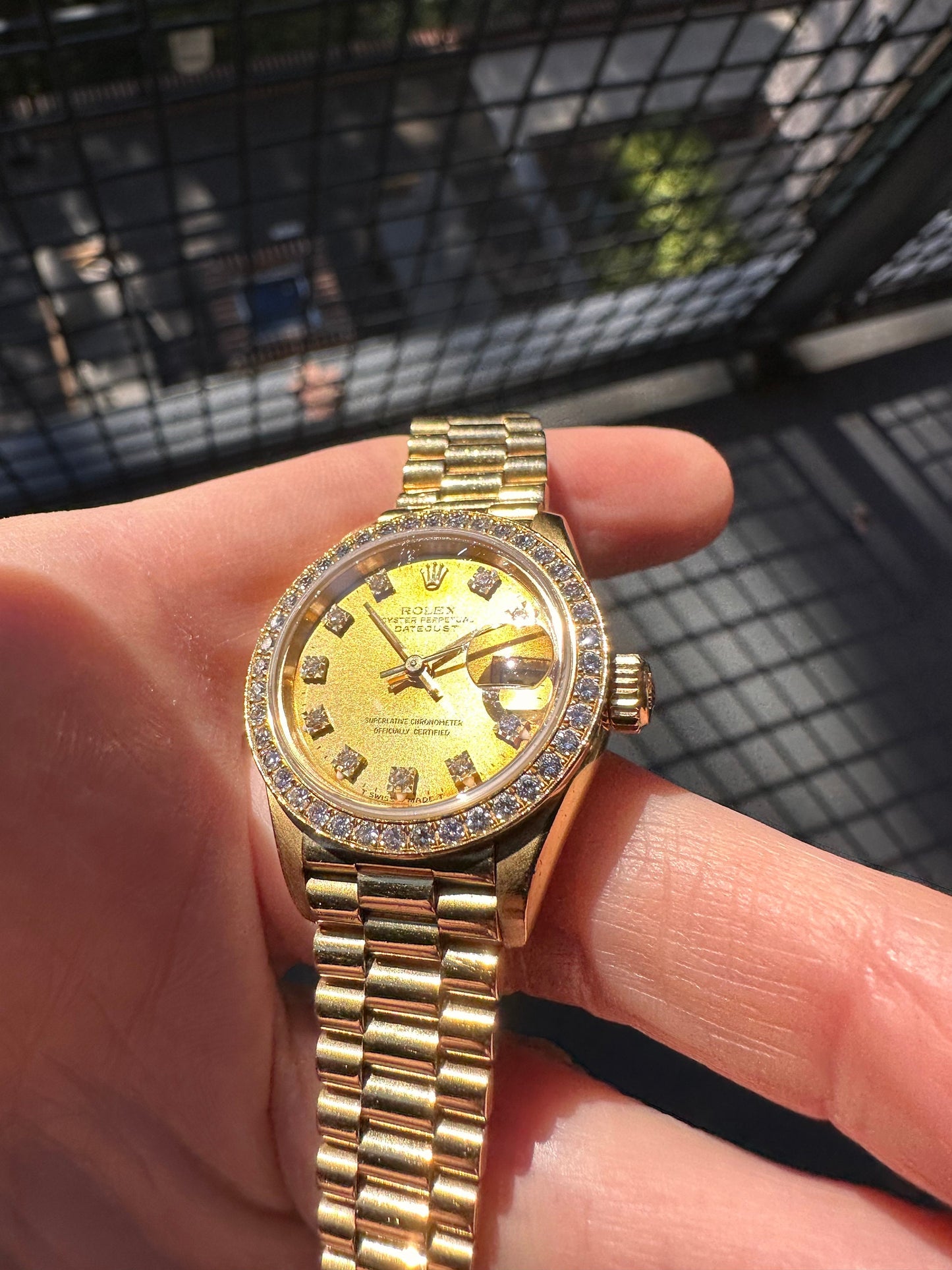 Vintage Rolex Presidential Watch - Women's 18k Solid Yellow Gold - Authentic Swiss Luxury