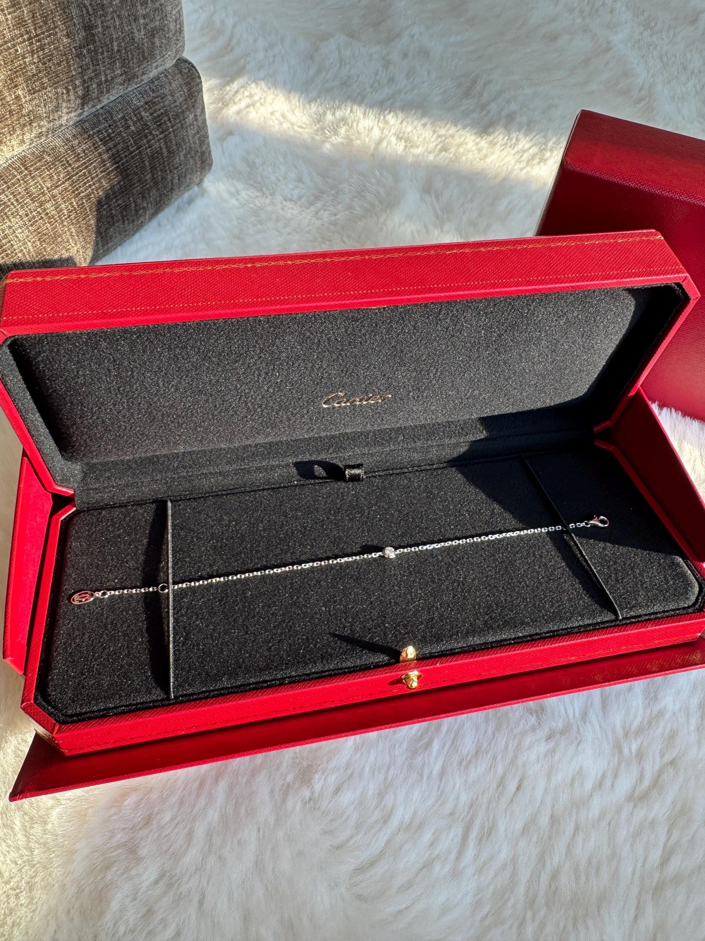 Cartier D’Amour Diamond Bracelet – Mini Model in 18K White Gold