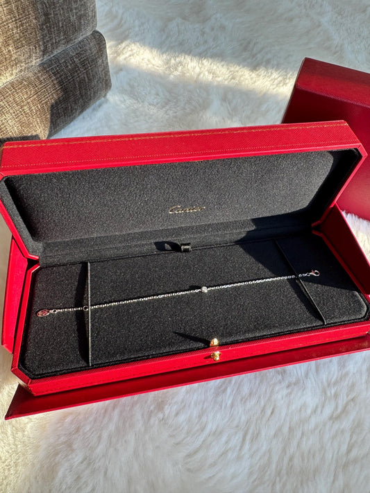 Cartier D’Amour Diamond Bracelet – Mini Model in 18K White Gold
