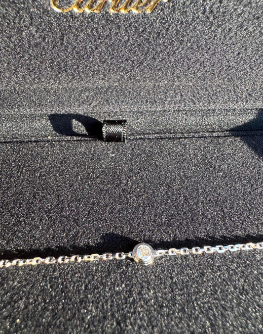 Cartier D’Amour Diamond Bracelet – Mini Model in 18K White Gold