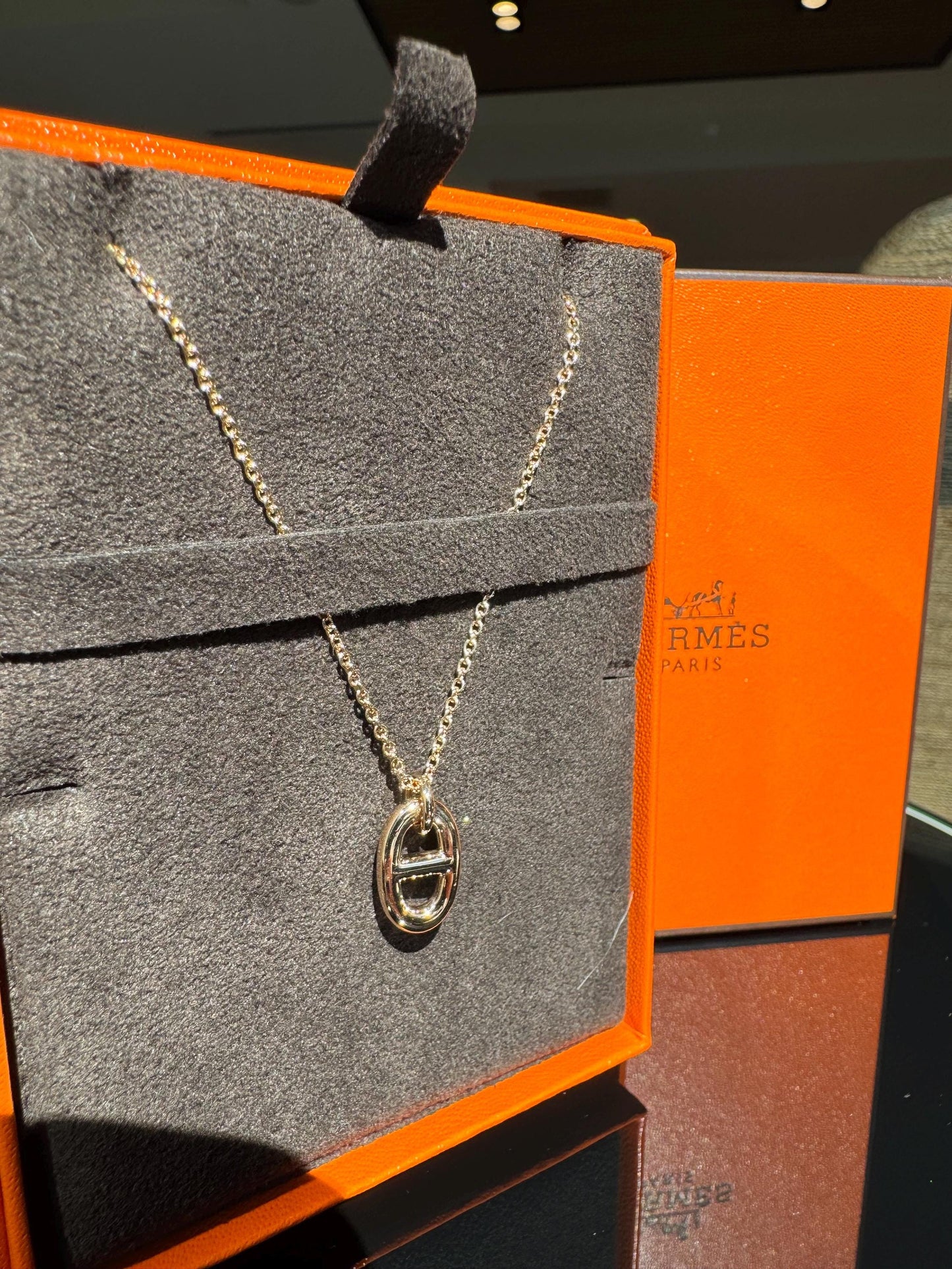 Authentic Hermès Farandole Small Model Pendant Necklace | 18k Rose Gold