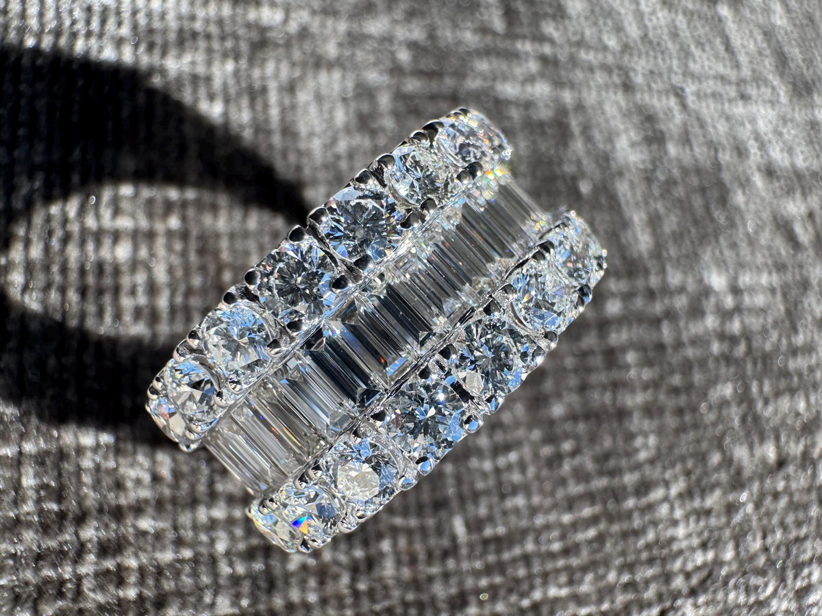 18K White Gold 3.25 CTW Diamond Band