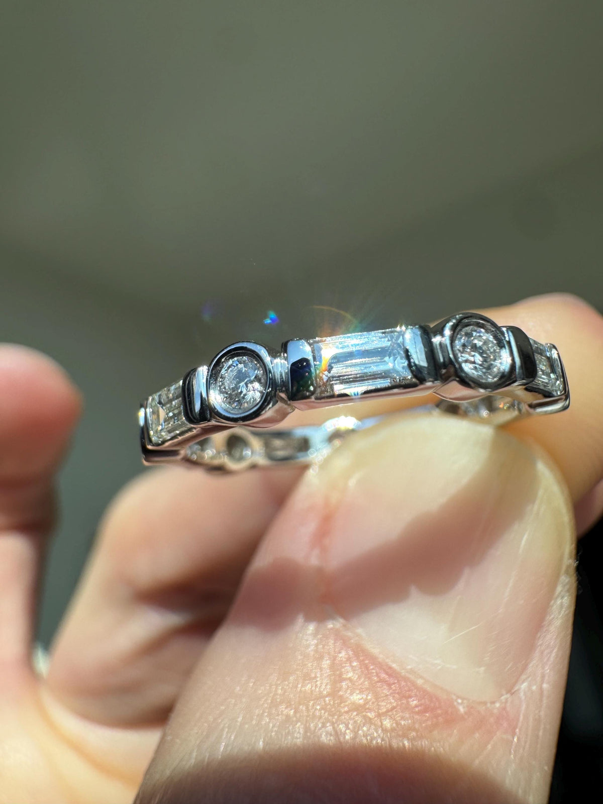 Penny Preville 18k Yellow Gold 1.18 CTW Diamond Eternity Band