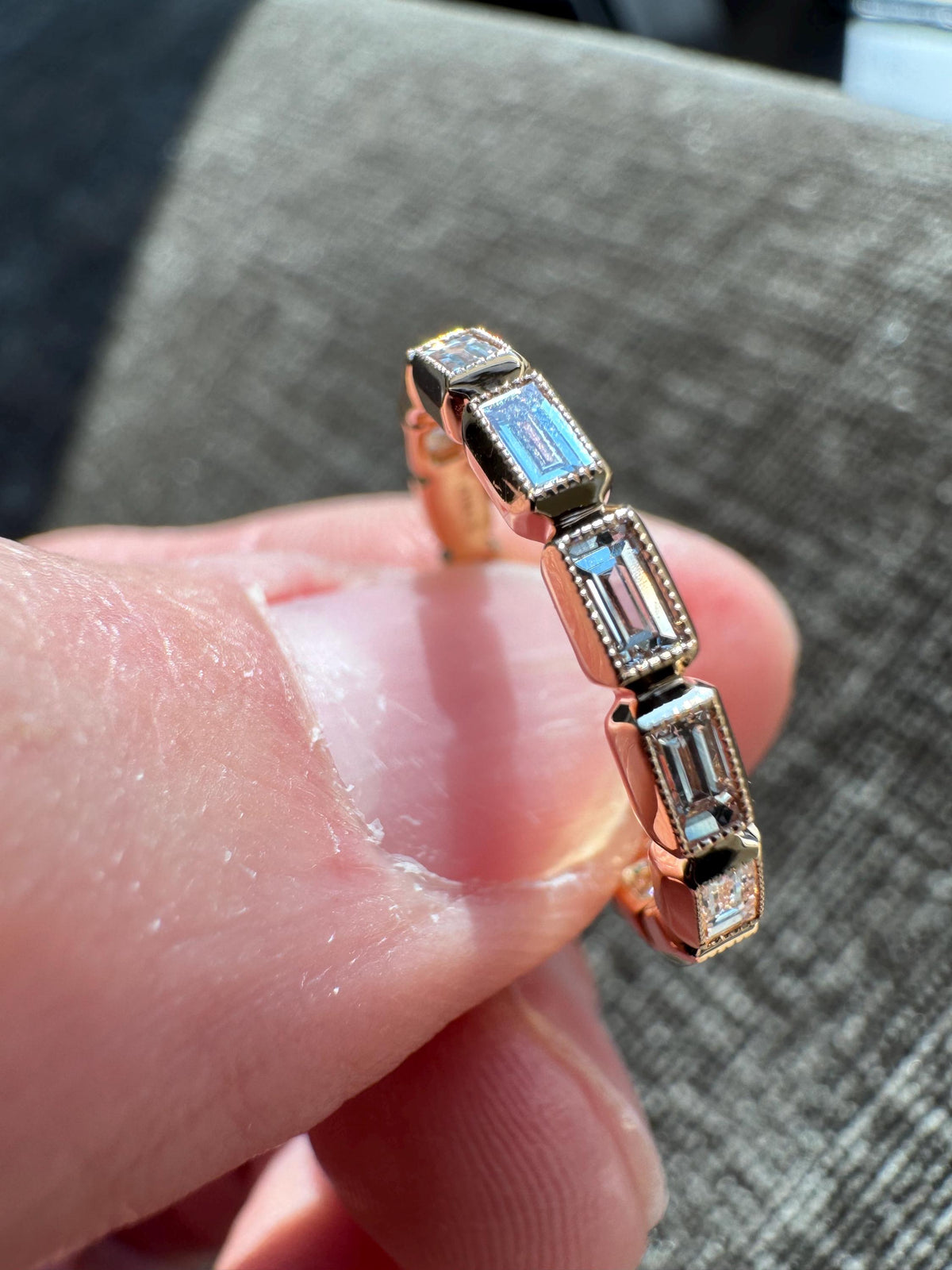 Penny Preville 18k White Gold 1.05 CTW Diamond Eternity Band